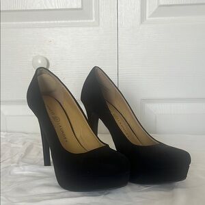 Chinese Laundry Black Platform Heels